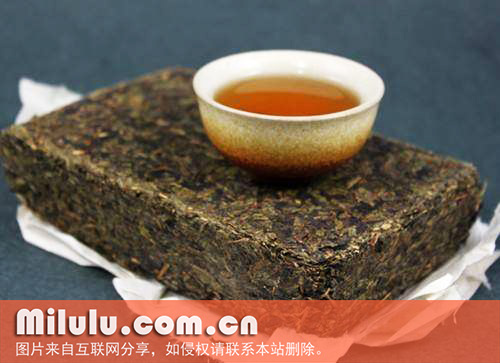 安化黑茶图片