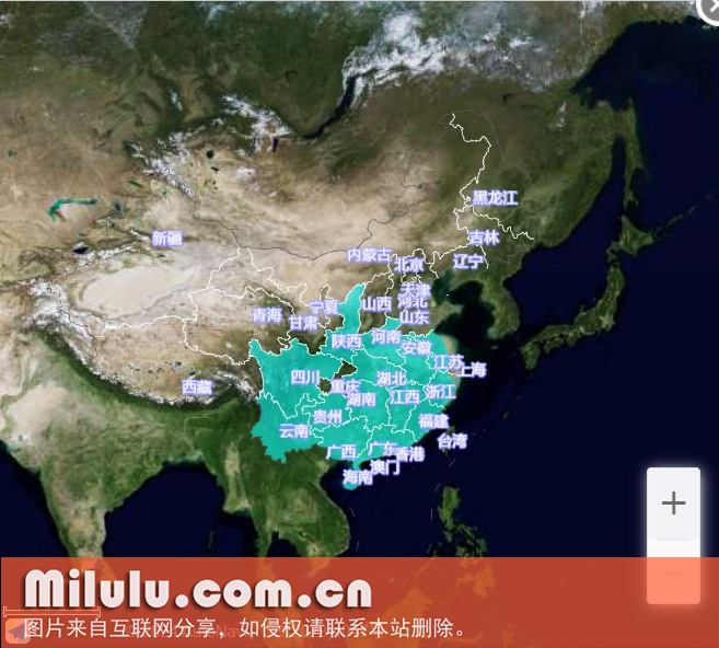 油茶中国分布图中文名