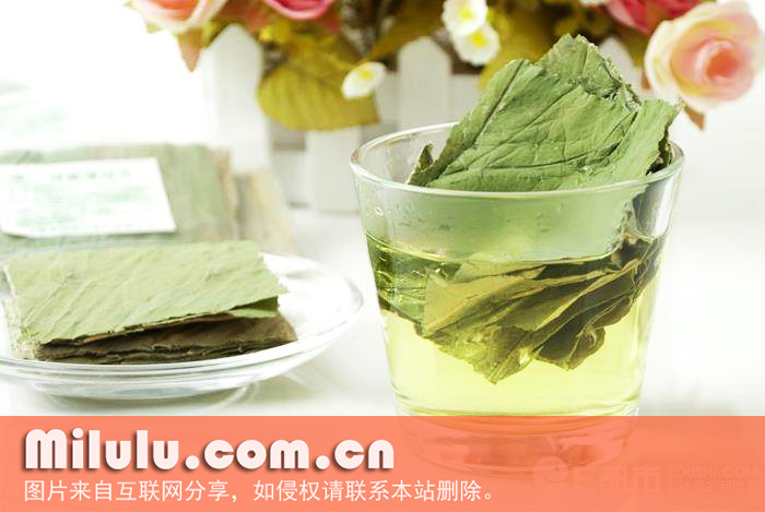 荷叶茶的饮用