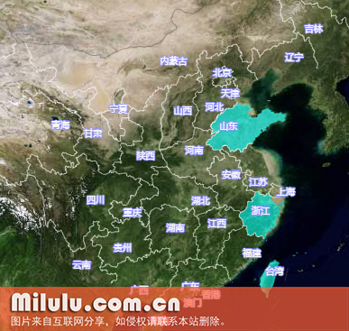 山茶的中国野生分布
