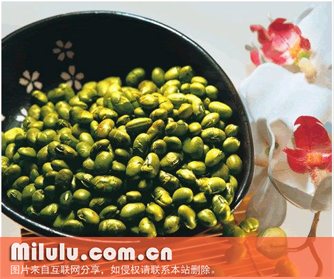 制作原料：青豆